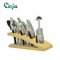 6PCS Zinc Alloy Shark Series Crockscrew Opener Kitchen Tool Set